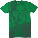 Tee shirt ALTAMONT Bright Eyes green heather
