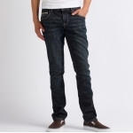 Pantalon VANS V76 skinny vintage indigo