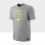 Tee shirt NIKE Lock Up Dri-FIT grey/yellow
