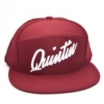 Casquette QUINTIN Script Maroon
