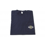 Tee shirt DATA Blason pocket navy