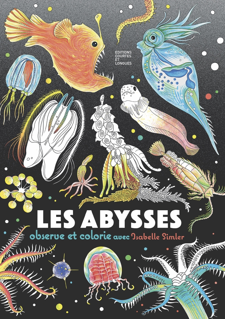 Les Abysses Jeunesse OBSERVE ET COLORIE AVEC ISABELLE SIMLER