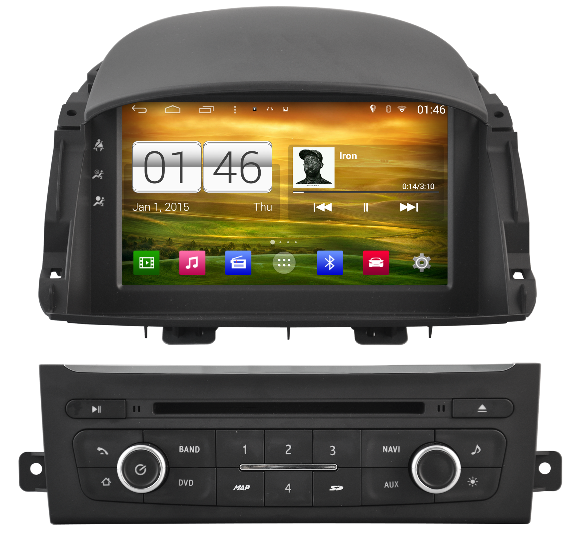 Achetez Votre Autoradio Android Gps Renault Koleos Cran Tactile Dvd