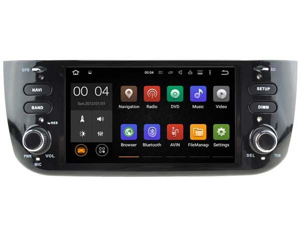 Autoradio Gps Android Tactile Fiat Punto Evo Bluetooth Wifi Fiat