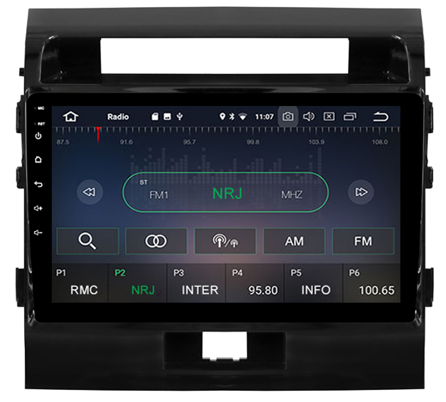 Autoradio Tactile Gps Et Apple Carplay Toyota Land Cruiser