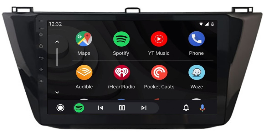 Autoradio Tactile Gps Android Carplay Sans Fil Volkswagen Tiguan