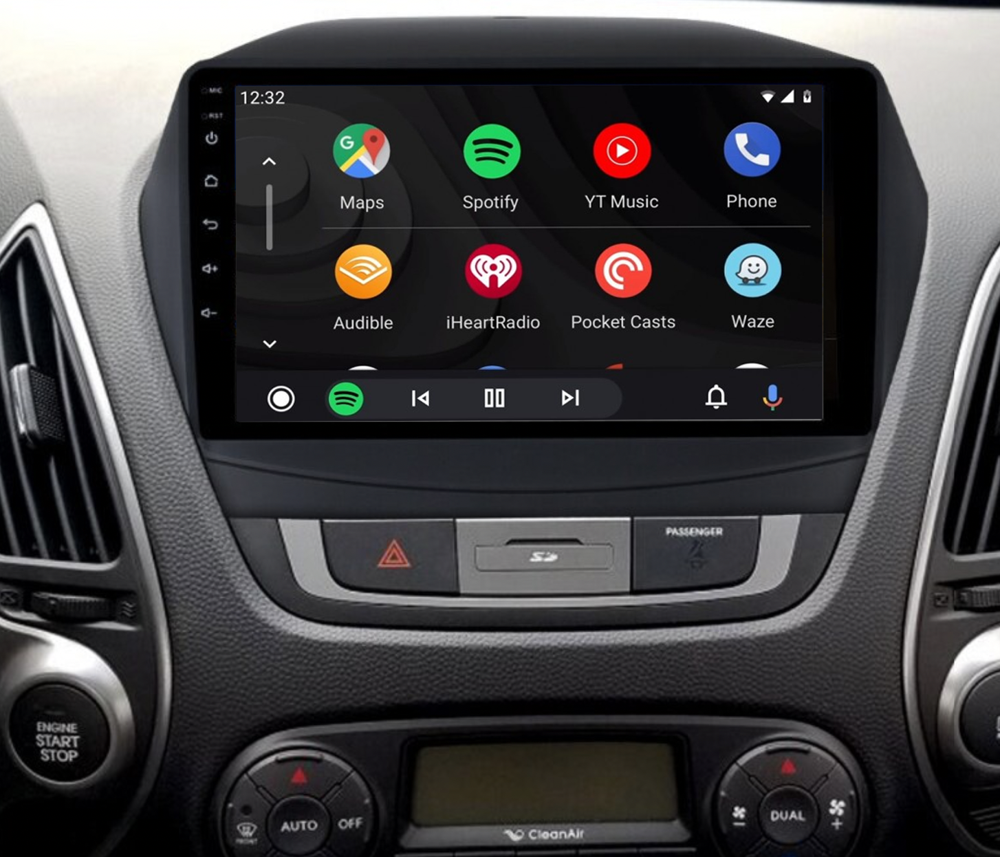 Autoradio Tactile Gps Android Et Carplay Sans Fil Hyundai Ix