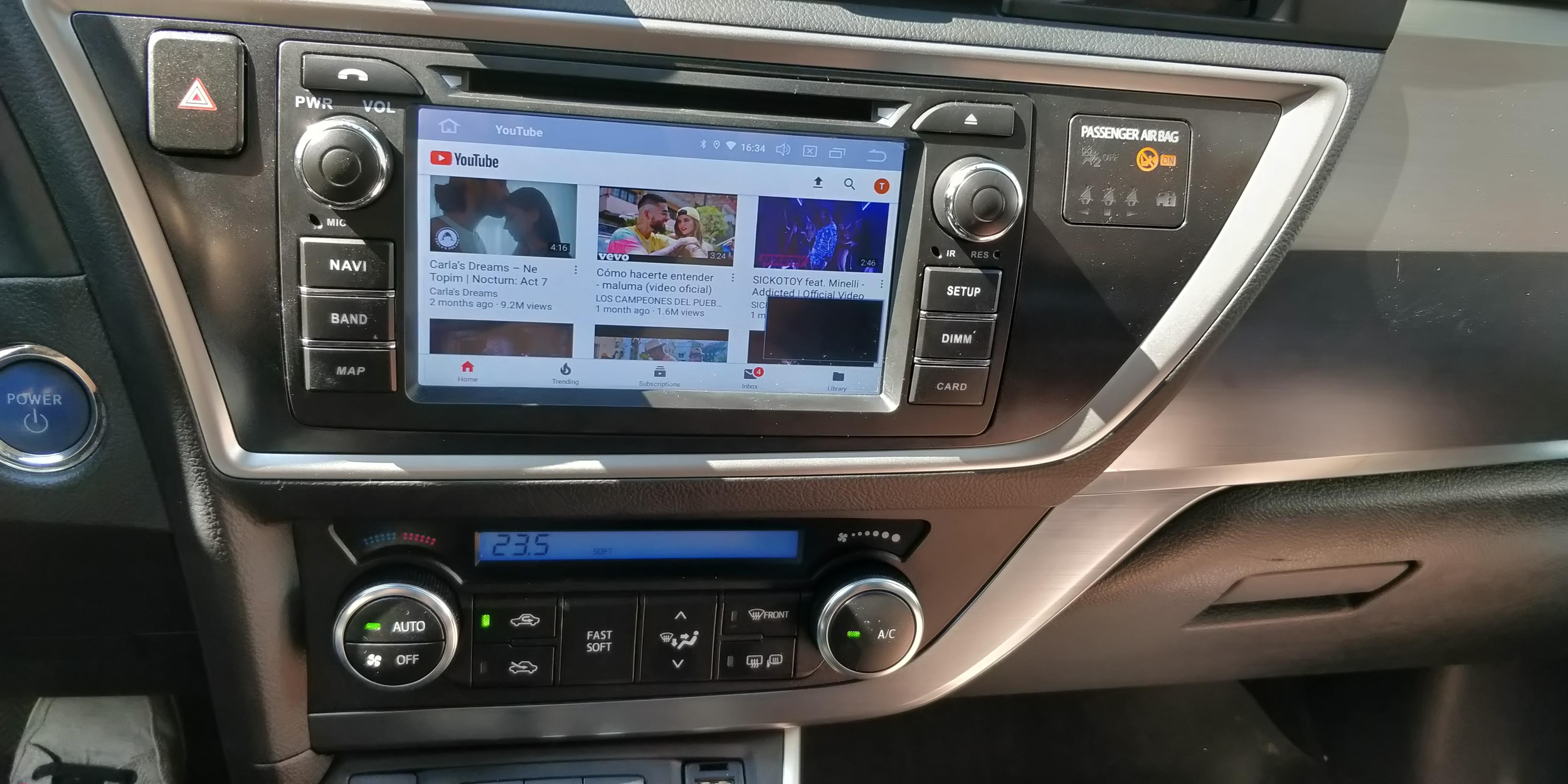 Autoradio Tactile Gps Carplay Android Et Carplay Toyota Auris