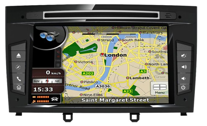 Autoradio Peugeot RCZ GPS DVD usb écran tactile 7 HighTech Privee