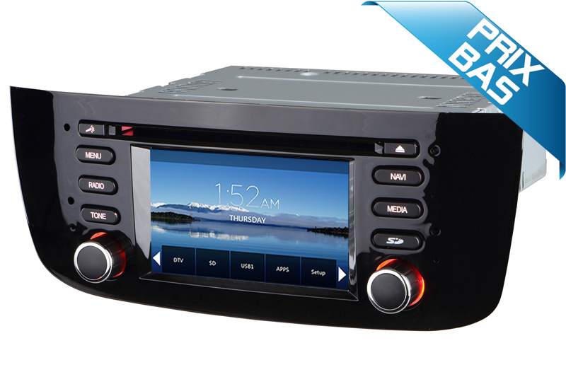 Autoradio Gps Fiat Punto Evo De Cran Tactile Dvd