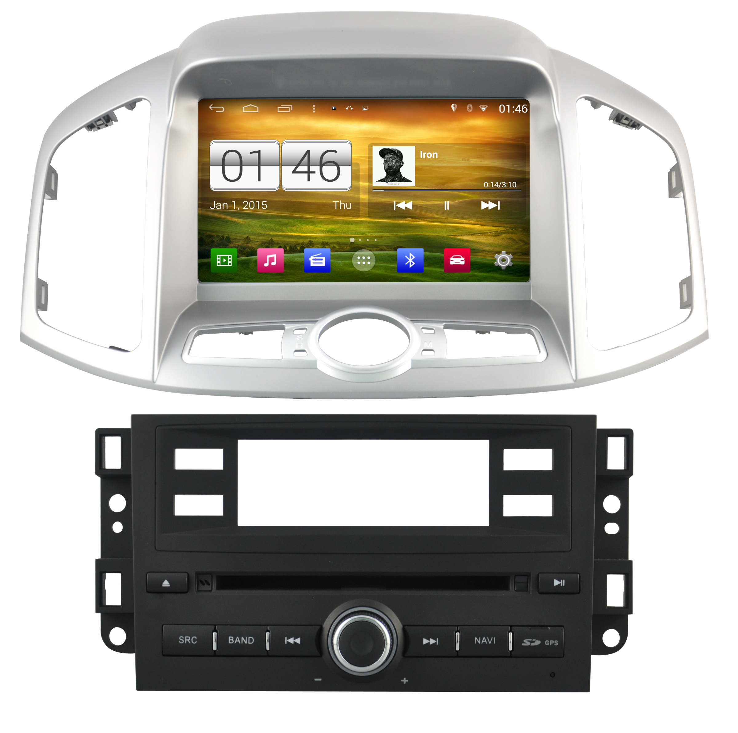 Achetez Votre Autoradio Android Gps Chevrolet Captiva Mirrorlink Wifi