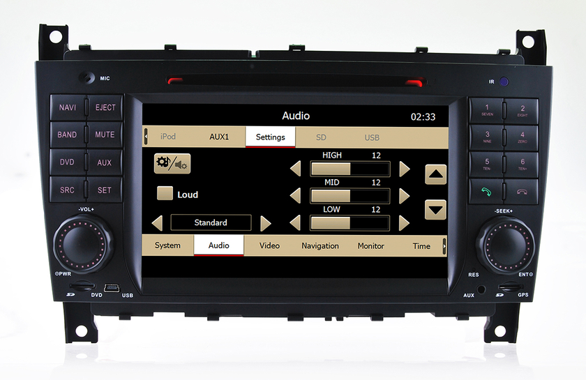 Branchement autoradio mercedes w203