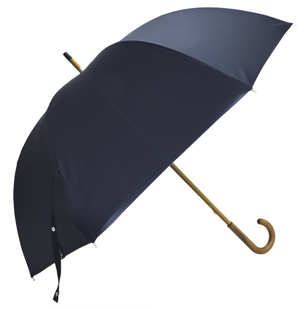 Parapluie Mini Golf Poign E Courbe Bleu Marine Dess