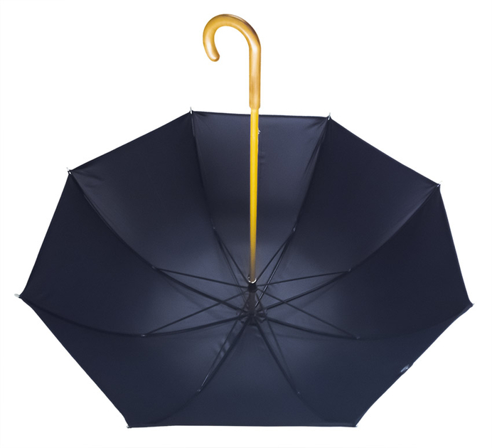 Parapluie Mini Golf Poign E Courbe Bleu Marine Dess