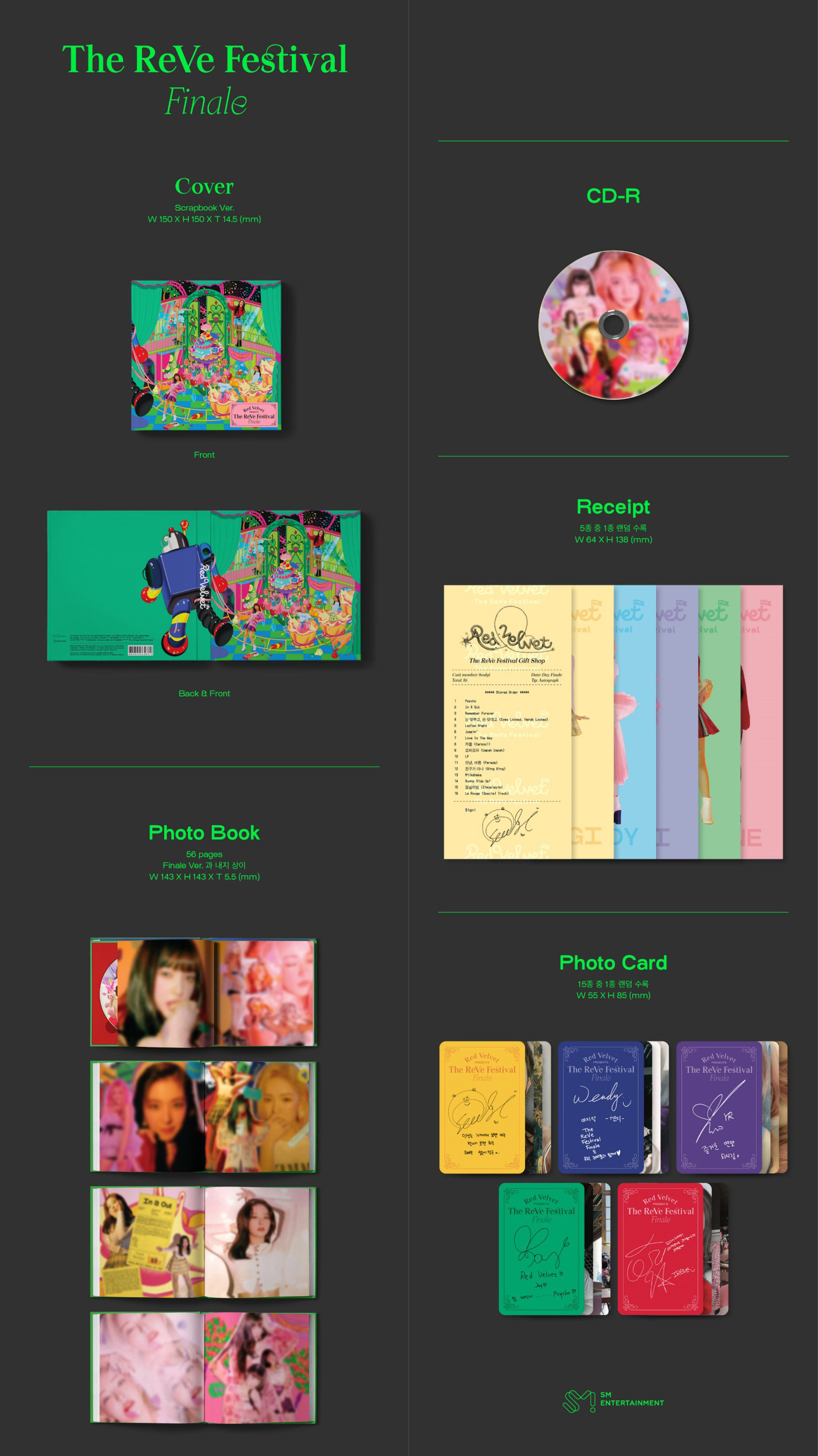 Red Velvet The Reve Festival Finale Scrapbook Ver