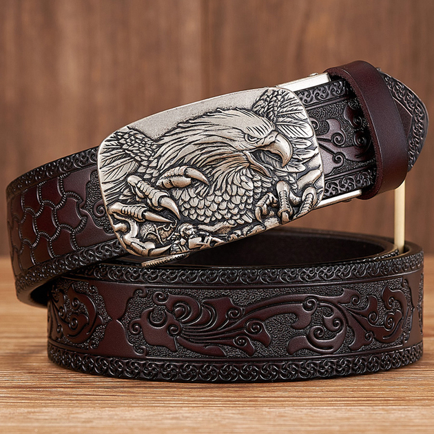 Ceinture En Cuir Boucle Aigle Pour Hommes Mode Ceintures Merci Boutique