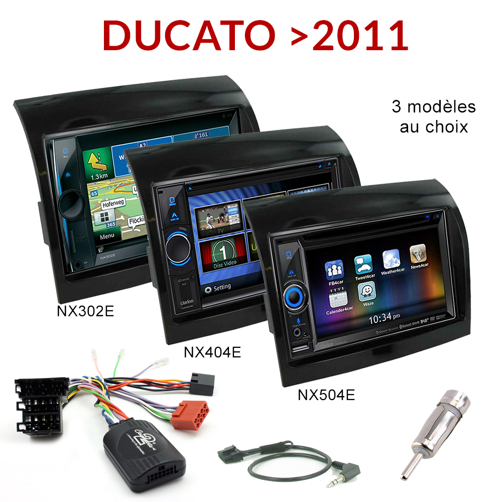 Autoradio 2 DIN GPS NX302E NX404E Ou NX504E Fiat Ducato Depuis 2011