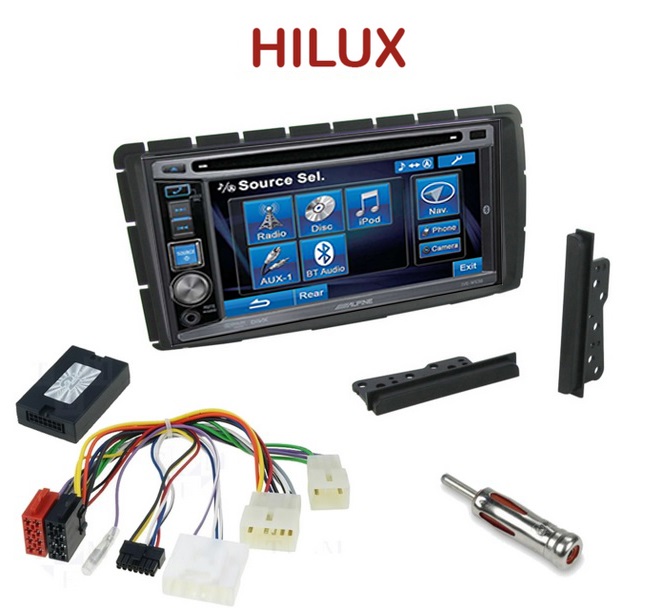 Autoradio Din Alpine Toyota Hilux Depuis Autoradios Gps