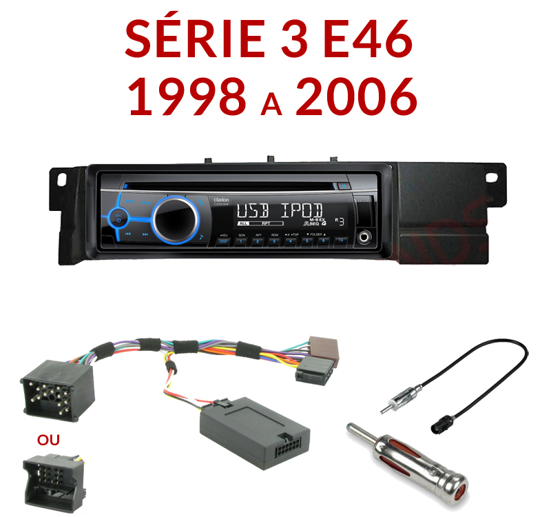 Autoradio gps 1 din bmw e46 #6