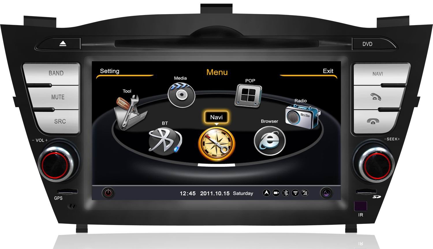 Android 13 Autoradio Für Hyundai IX35 2010-2015 - 10.1 Zoll Mit CarPlay & Android Auto