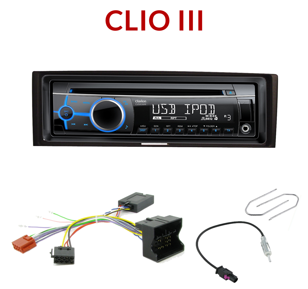 Cablage autoradio renault clio