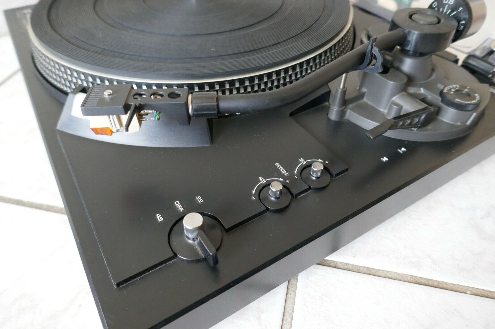 PLATINE VINYLE TECHNICS DIRECT DRIVE TURNTABLE SYSTEM SL VINTAGE TURNTABLE HIFI SON