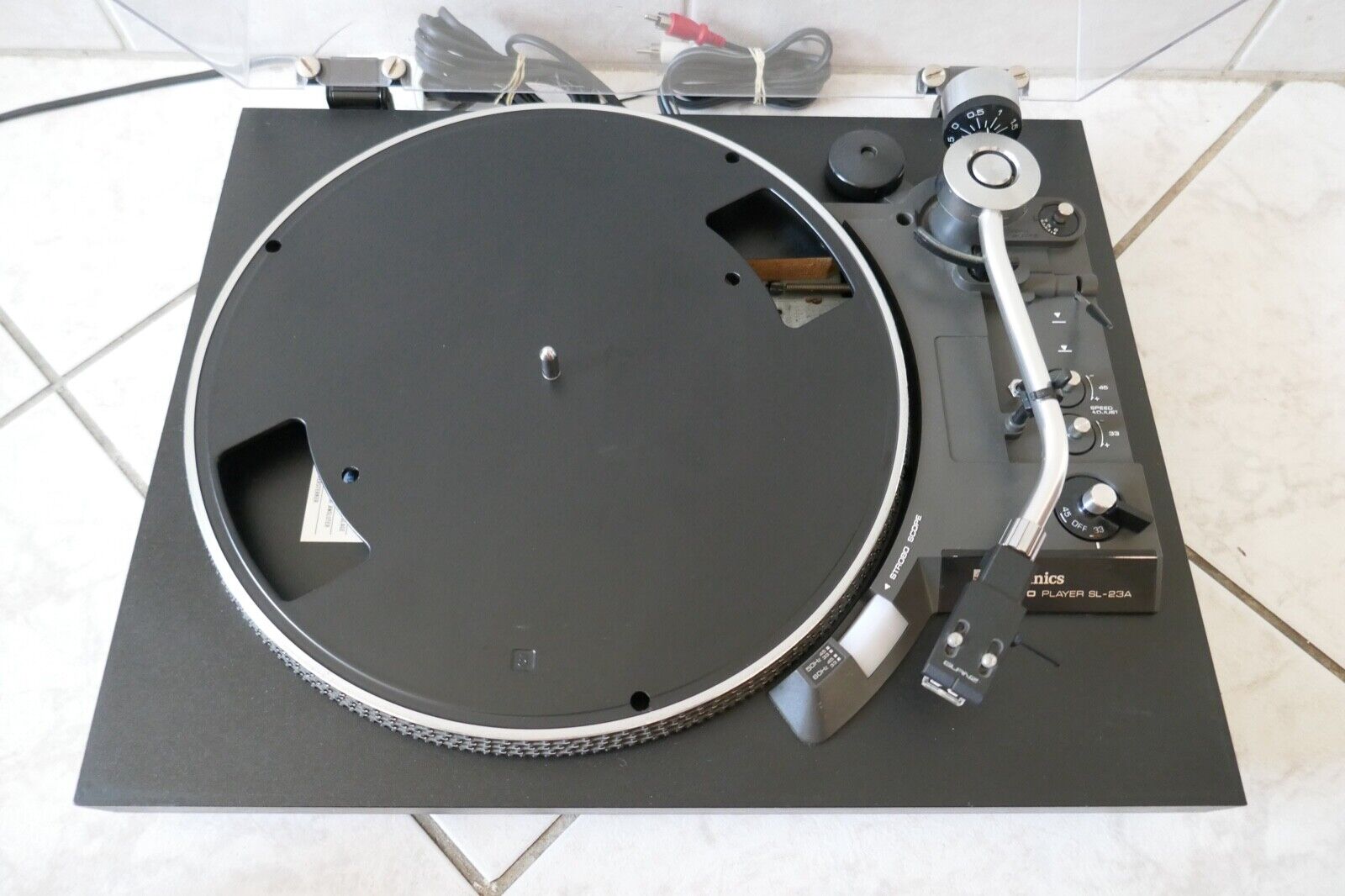 Platine Vinyle Technics Fg Servo Player Sl A Vintage Turntable Hifi