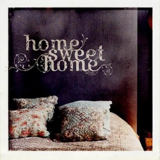  Sticker mural - Home sweet home  Harmonie Intérieure