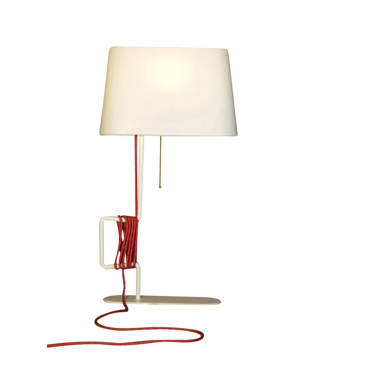 Lampe de table fil rouge - Olli