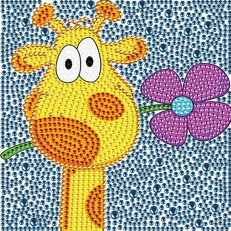 Broderie Diamant Enfant Girafe X Cm Lartera