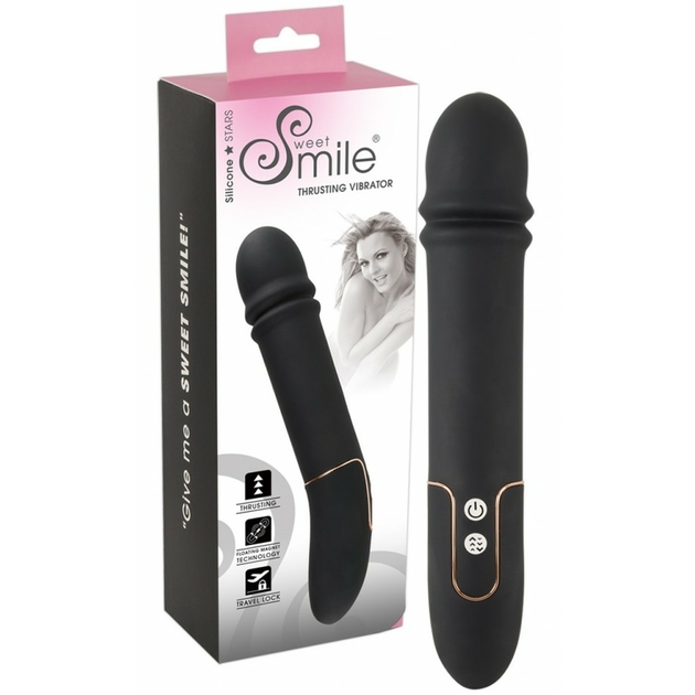 Vibromasseur Rechargeable Va Et Vient Noir Vibromasseur Rechargeable