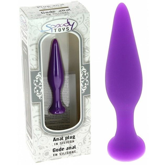 Gode Anal Ventouse En Silicone Pourpre Small Cm Gode Anal