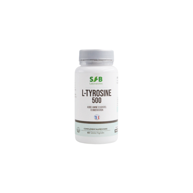 L Tyrosine 500 mg 60 gélules SFB Laboratoires