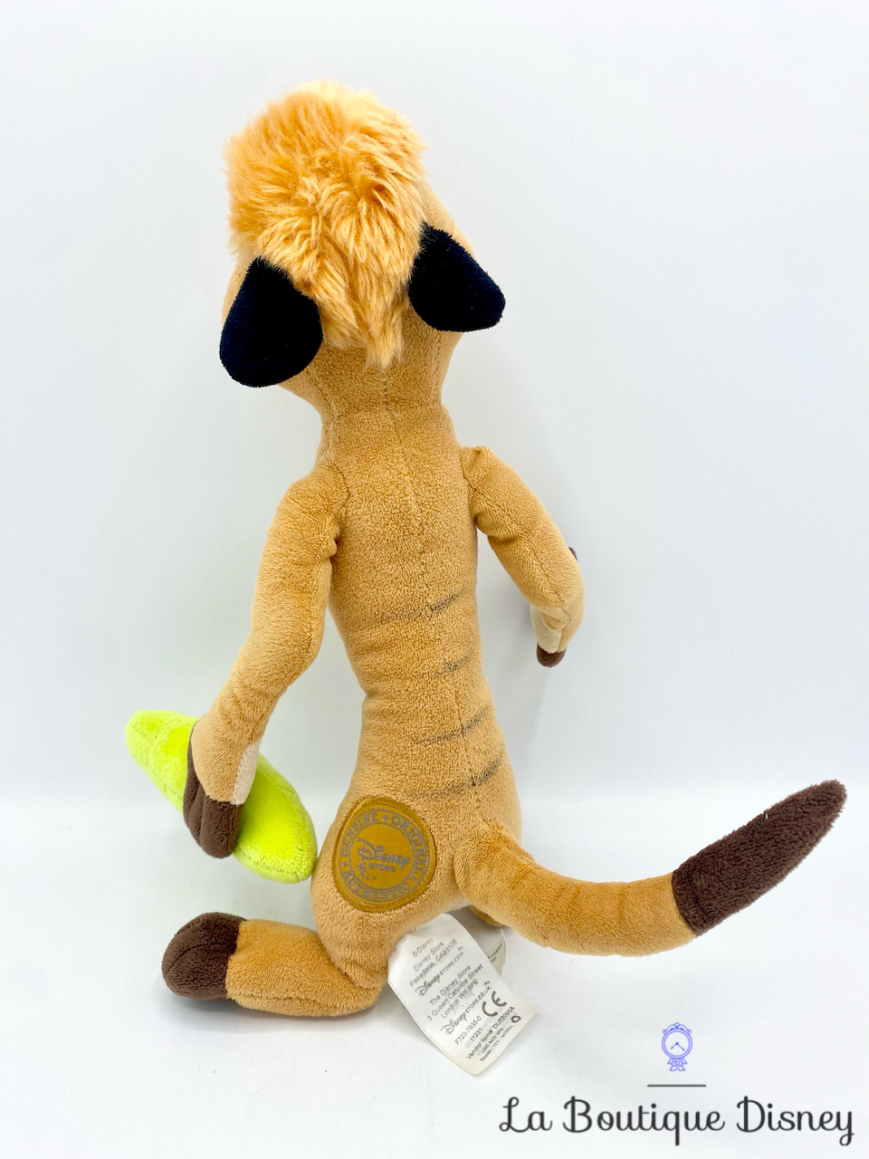 Peluche Timon Insecte Le Roi Lion Disney Store Suricate Marron 32 Cm