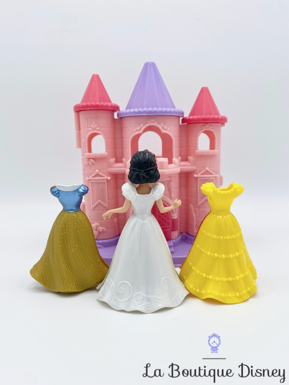 Figurine Magiclip Blanche Neige Ch Teau Disney Mattel Polly Clip Jaune