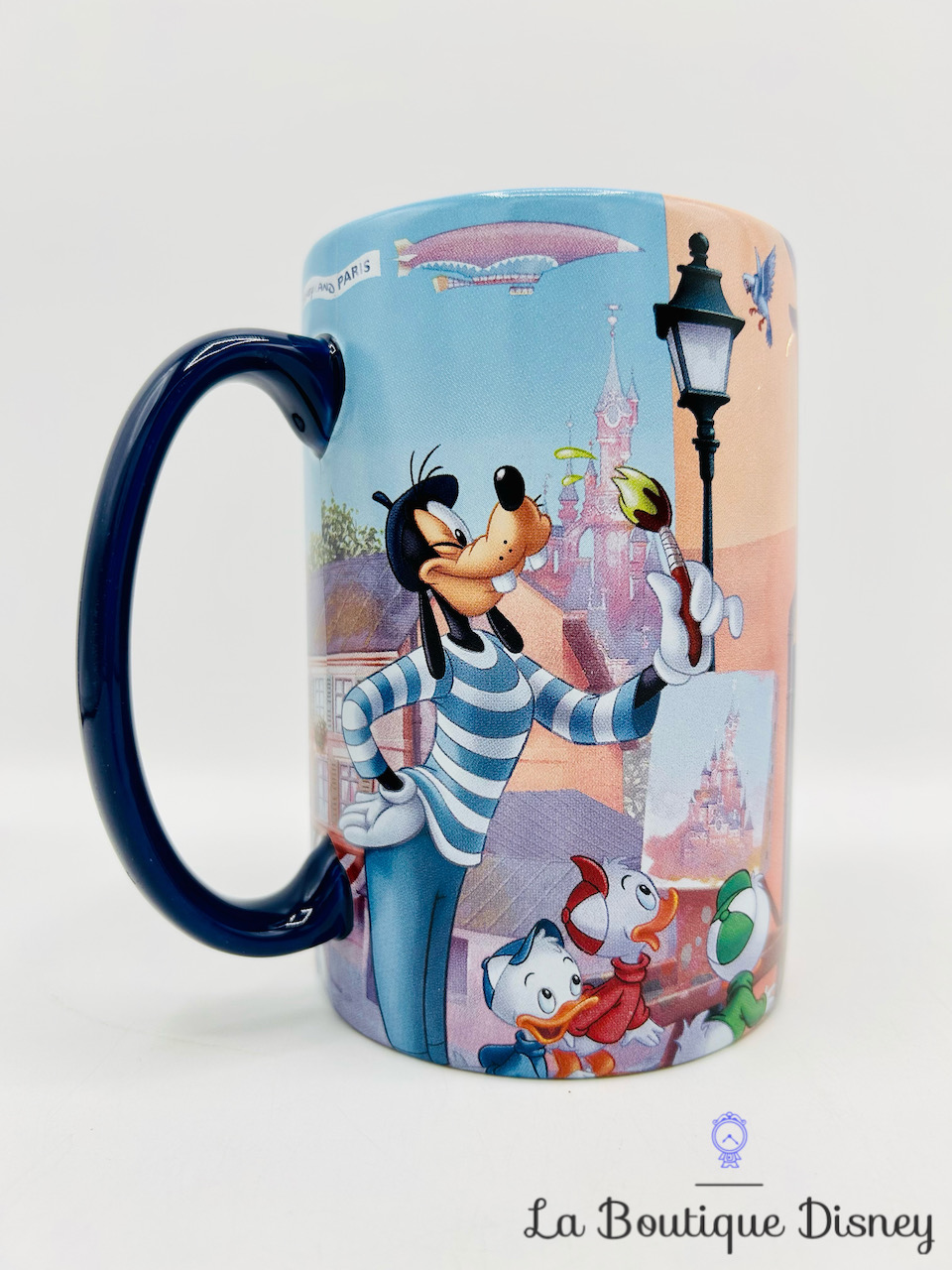 Tasse Mickey Minnie Ville Paris Disneyland Mug Disney Tour Eiffel Bleu