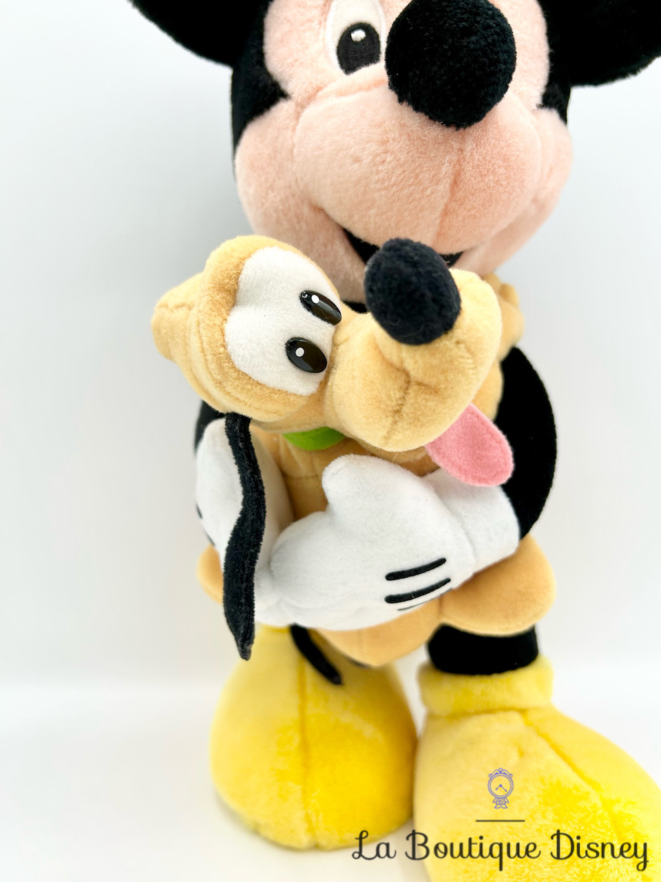 Peluche Mickey Pluto Disneyland Paris Disney Souris Chien Jaune 36 Cm