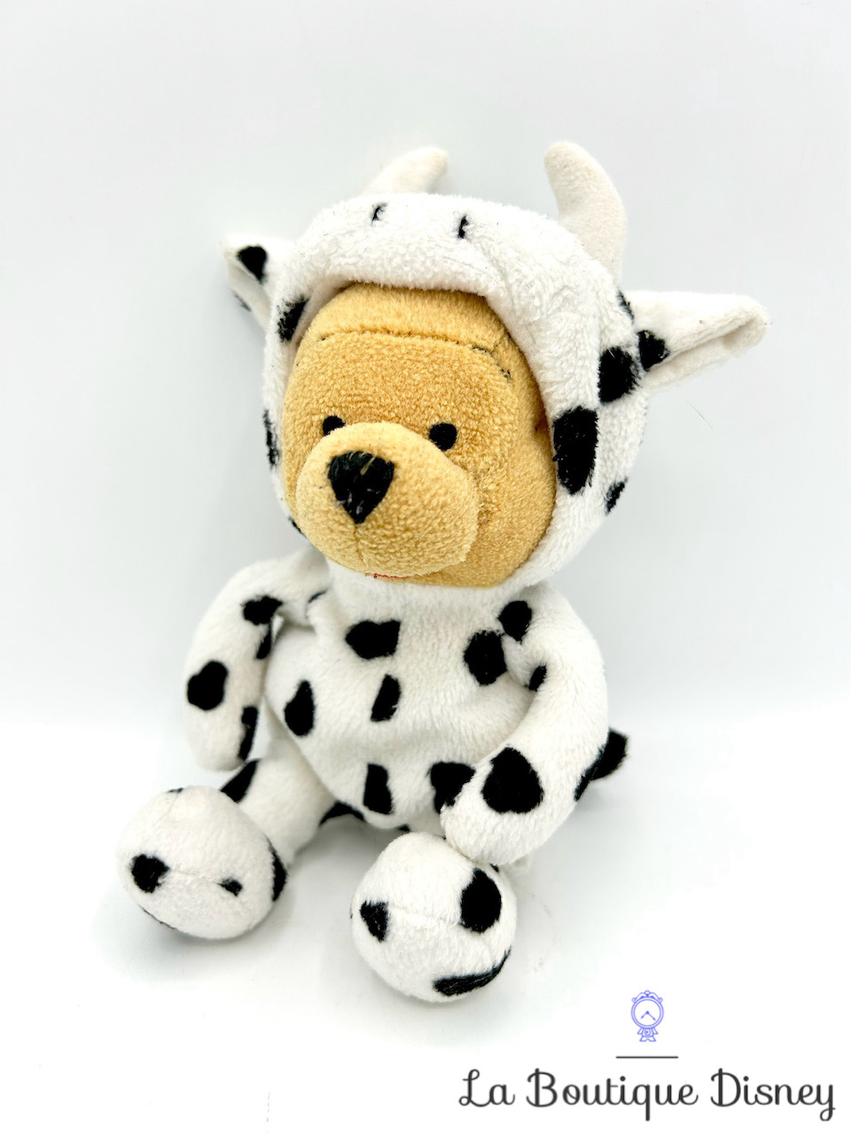 Peluche Winnie l ourson vache Disney Store déguisement animal 20 cm