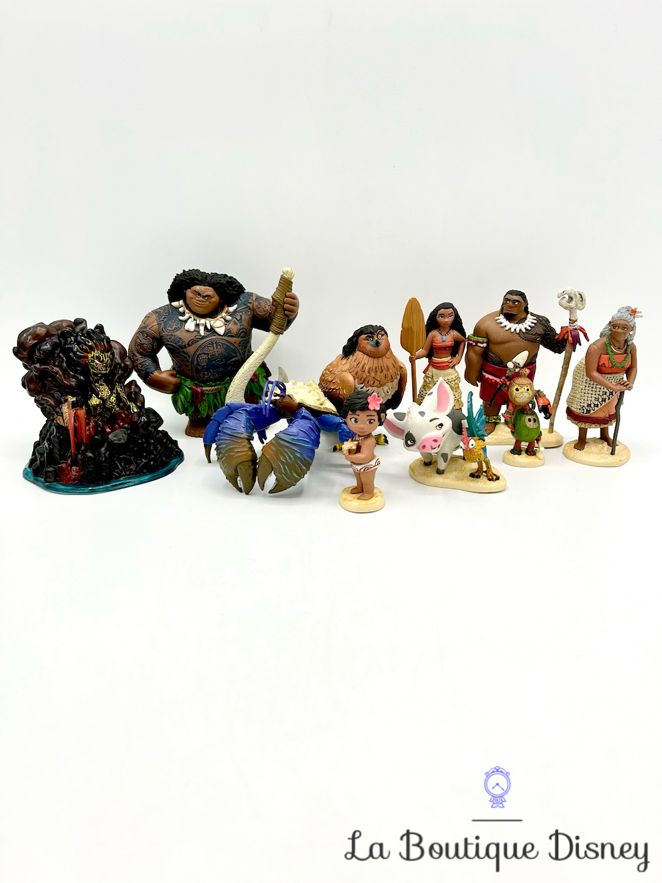 Figurines Vaiana Deluxe Playset Disney Store Ensemble De Jeu