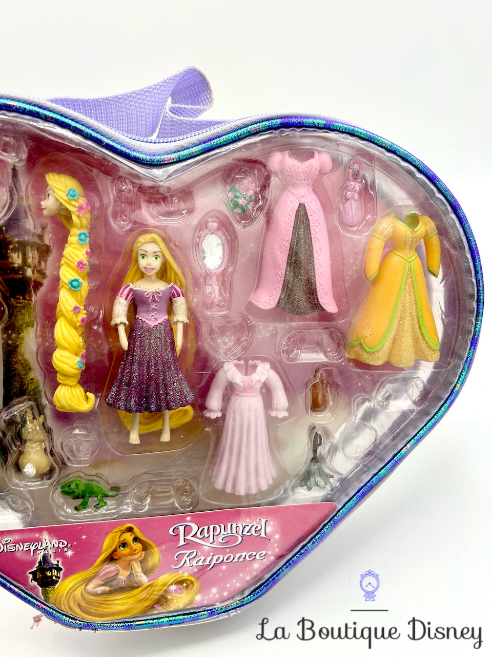 Figurine Fashion Polly Pocket Coffret Coeur Raiponce Disneyland Paris