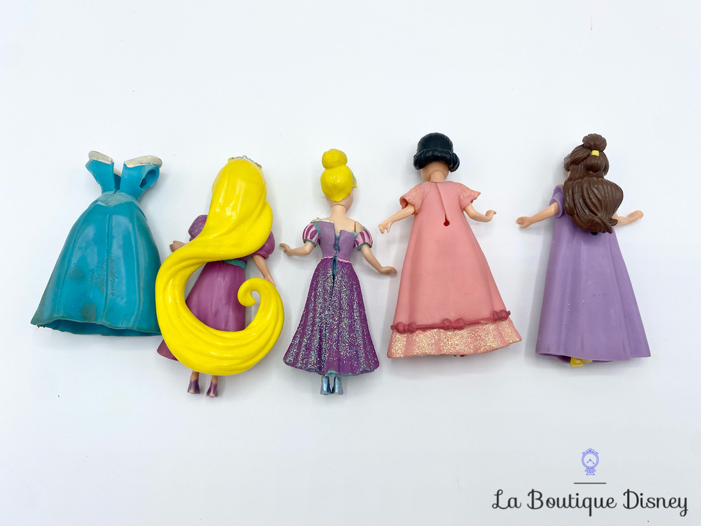 Figurines Fashion Polly Pocket Princesses Disney Blanche Neige Raiponce