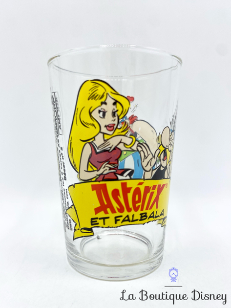 Verre Amora Astérix et Falbala Décor 2 Obélix moutarde Vaisselle