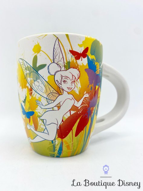 Tasse F E Clochette Tinkerbell Disney Store Mug Peter Pan Fleurs