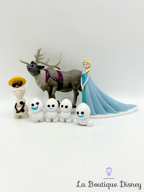 Figurines Elsa Olaf Sven Snowgies Disney La Reine Des Neiges Plastique