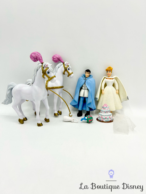 Figurine Fashion Polly Pocket Mariage Cendrillon Prince Disney Princess