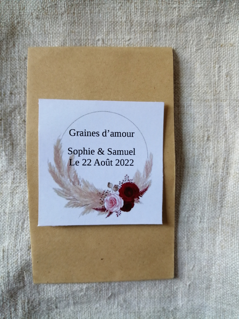 Cadeau Invit Lot De Sachets De Graines Semer Pour Pollinisateurs