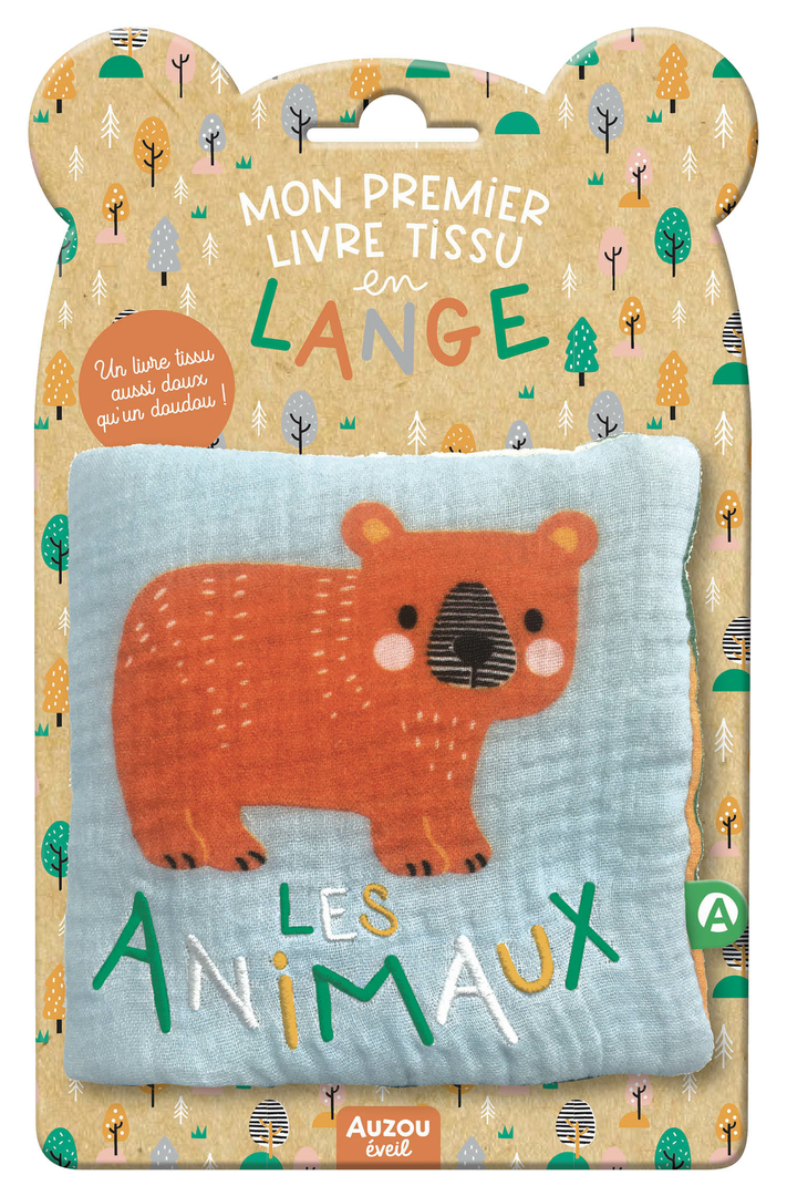 Le voyage de Lèl Mon premier livre tissu en lange les animaux