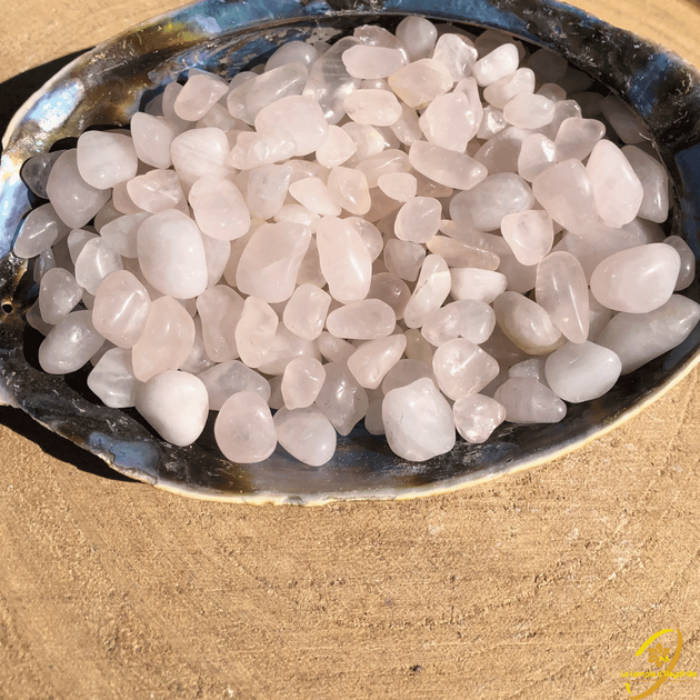 Quartz Rose pierre chips 50g Qualité A B Minéraux Le Temple d