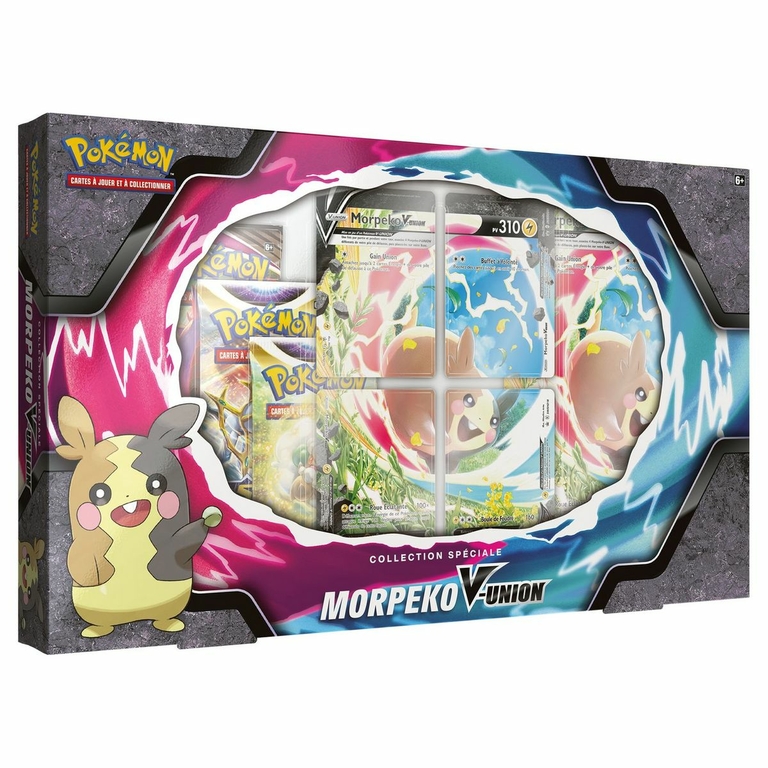 Coffret Pokémon Morpeko V Union Stars Étincelantes Épée et Bouclier 9