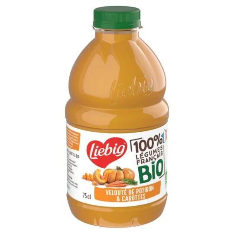 Liebig Veloute De Potiron Et Carottes Bio Bouteille De Cl Soupes